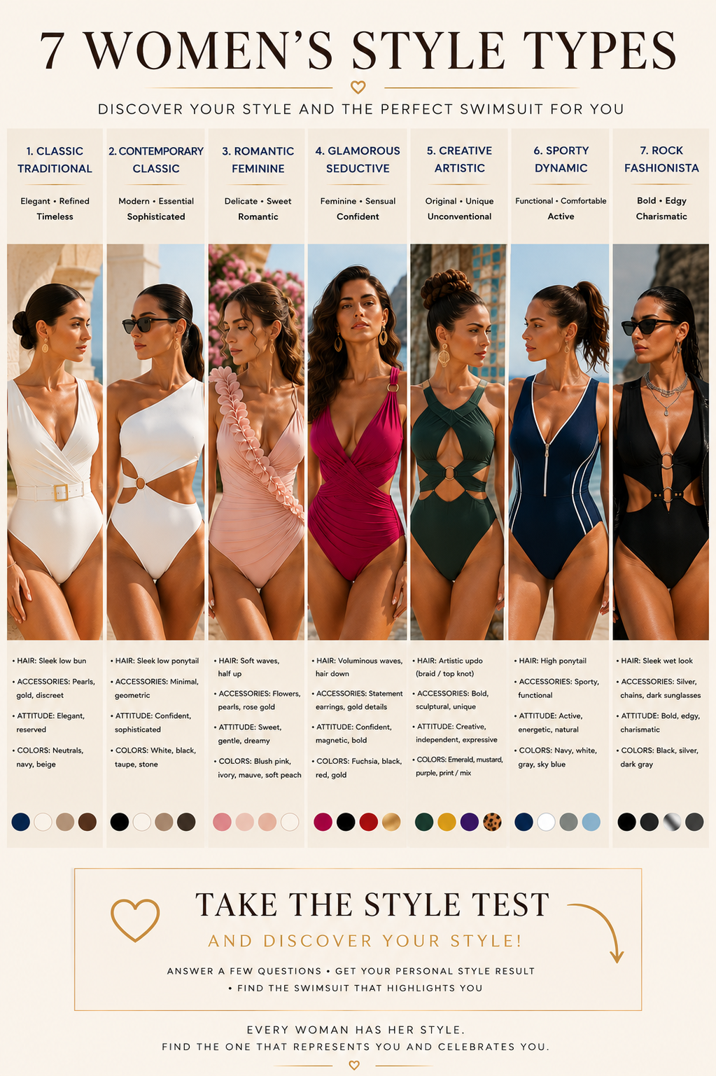 The way you choose your swimsuit tells everything about you — Ana Lascarro Beachwear editorial